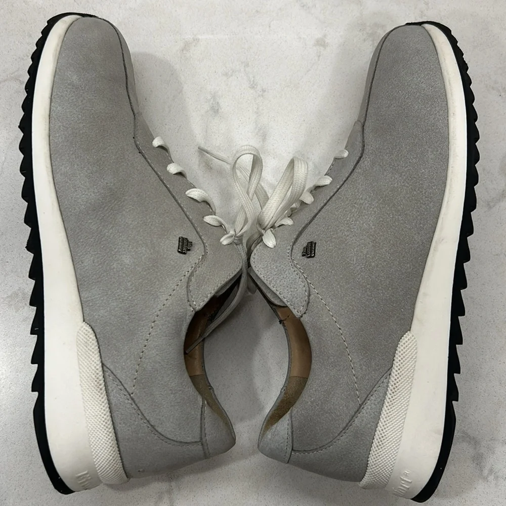 Finn Comfort Sarnia Nero Suede Leather Grey Sneakers Shoes Women’s 7.5